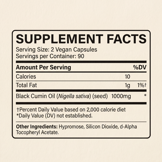 Elystria Black Seed Oil